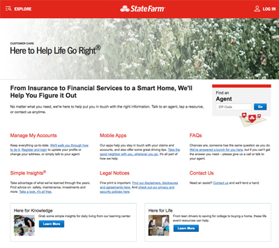 State Farm Screenshot