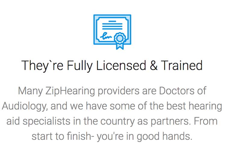 Fully licensed and trained reps