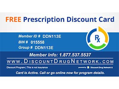 Prescription Drug Network card