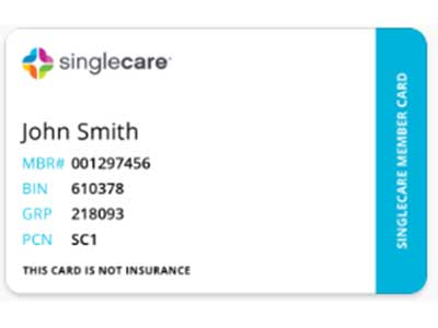 SingleCare card