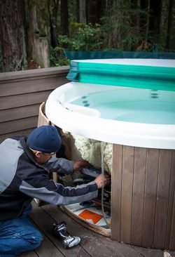 Hot tub insulation