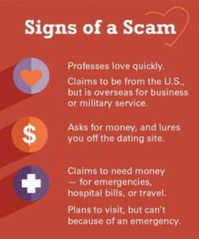 senior dating scams