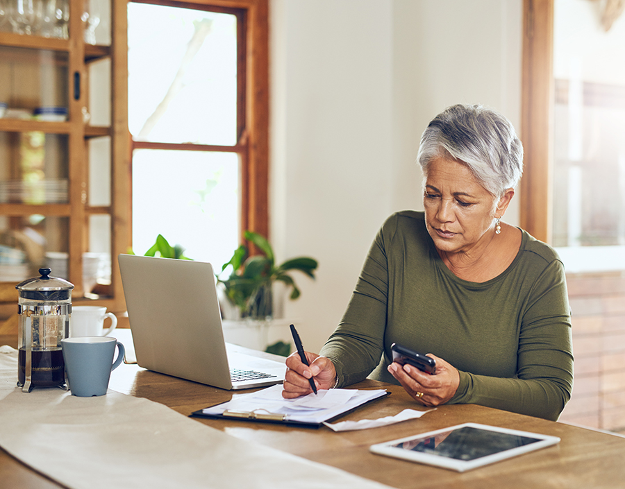 using a calculator to plan retirement
