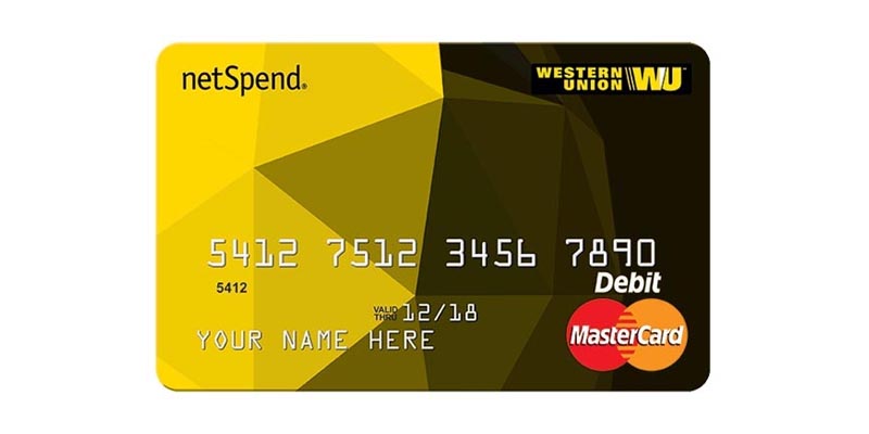 Western Union Netspend Prepaid Mastercard