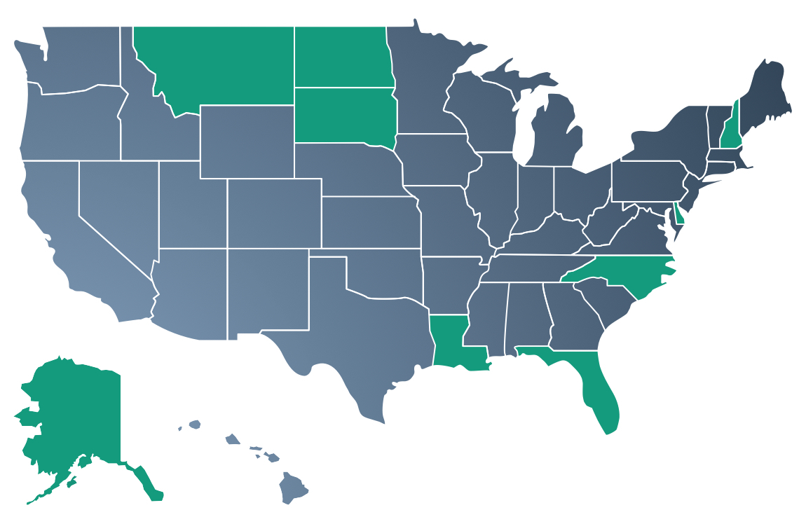 Top 10 Most TaxFriendly States For Retirement 2023