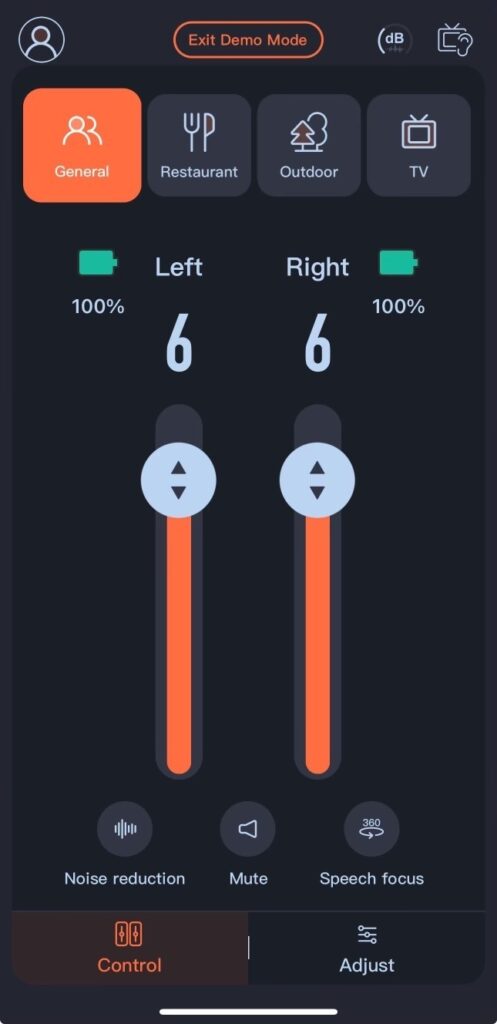 ELEHEAR App environmental settings