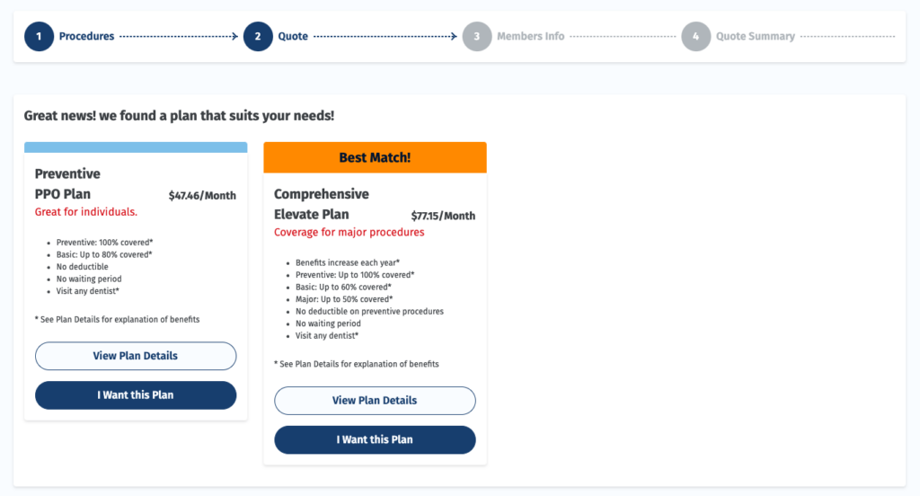 SHD Insurance online quote feature.