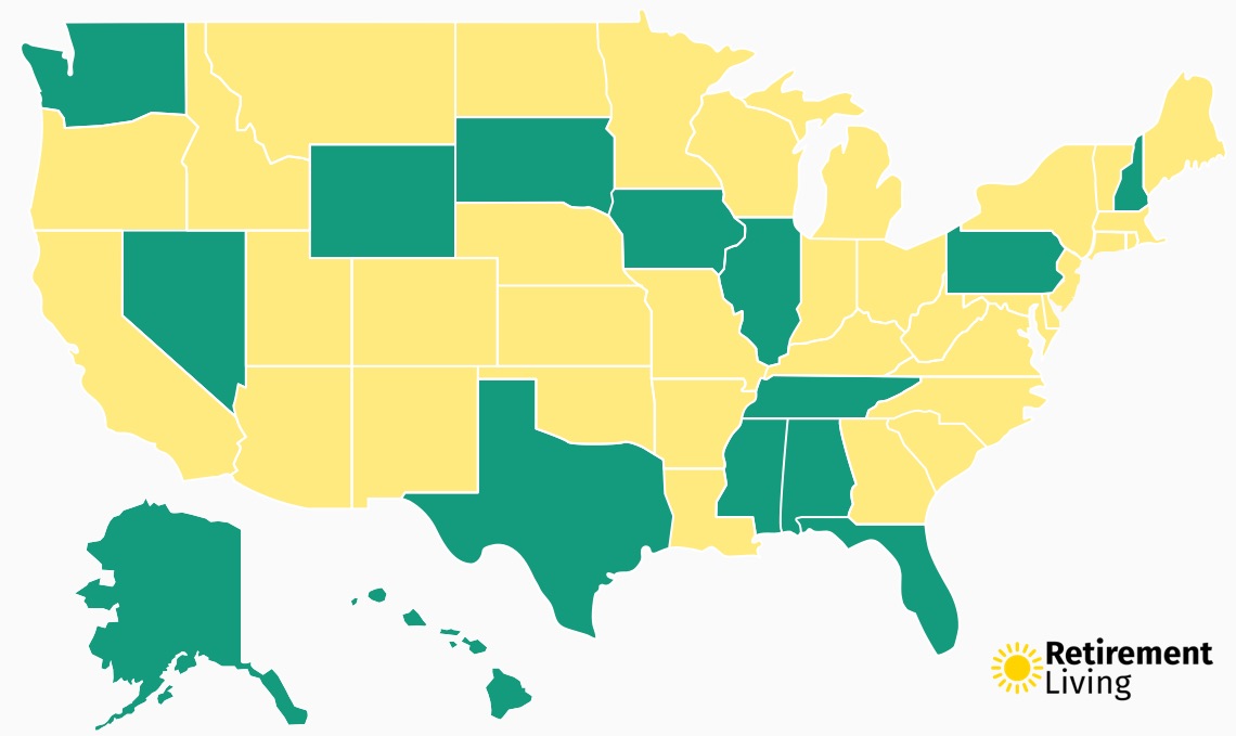 States that don't tax pensions