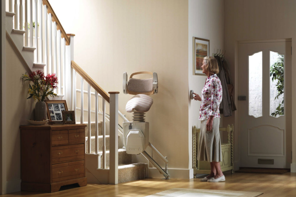 Curved stair lift from Arrow Lift