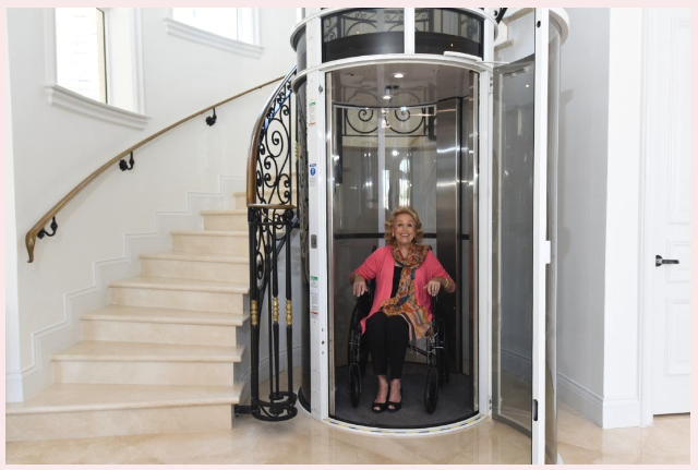 PVE52, three-passenger home elevator by Pneumatic Vacuum Elevator