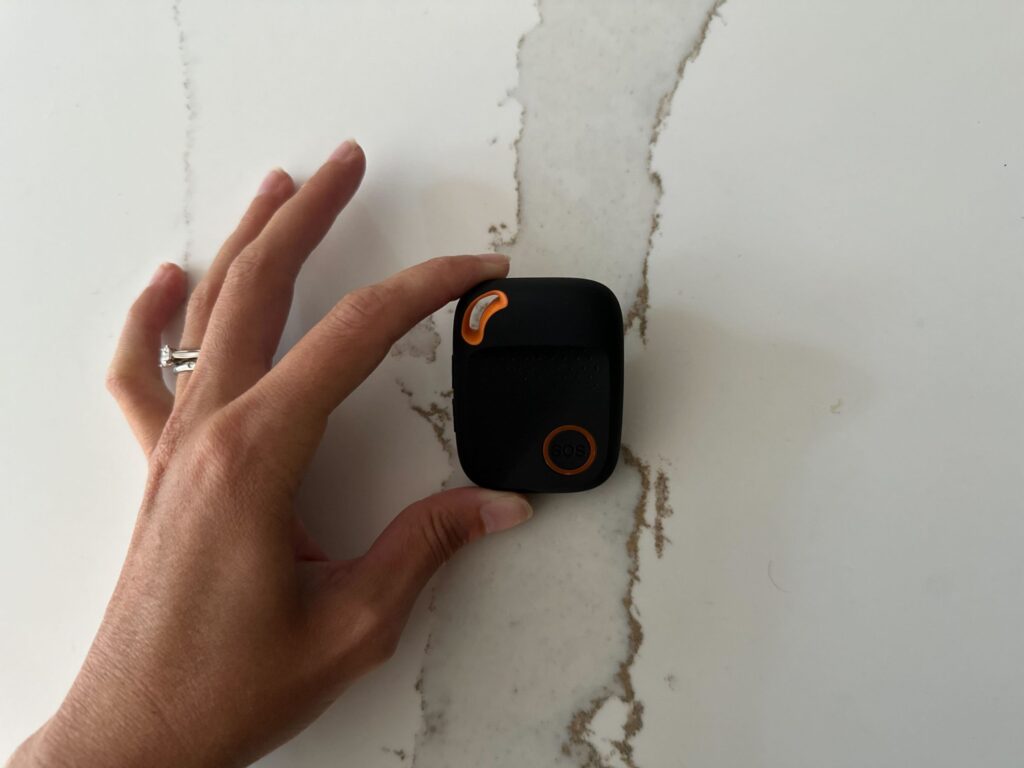 The Home & Away MINI Medical Care Alert System is small and discreet, but durable enough to withstand being worn on the go.