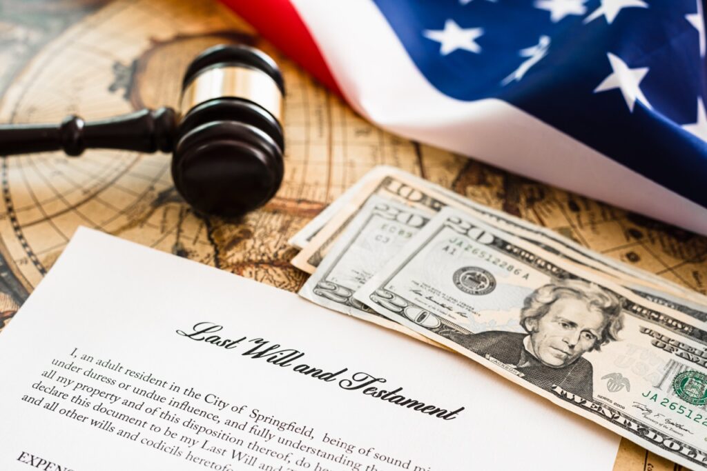 document-of-last-wills-and-testament-background