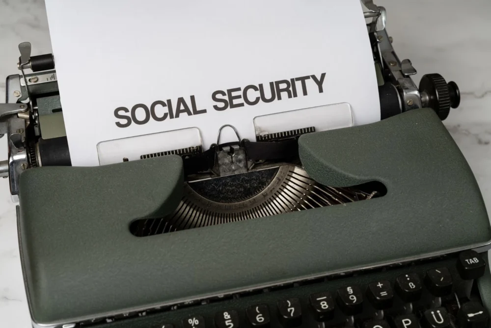 social security typewriter