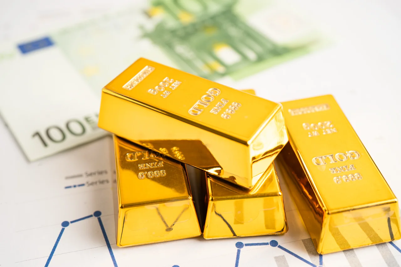 gold-bar-on-graph
