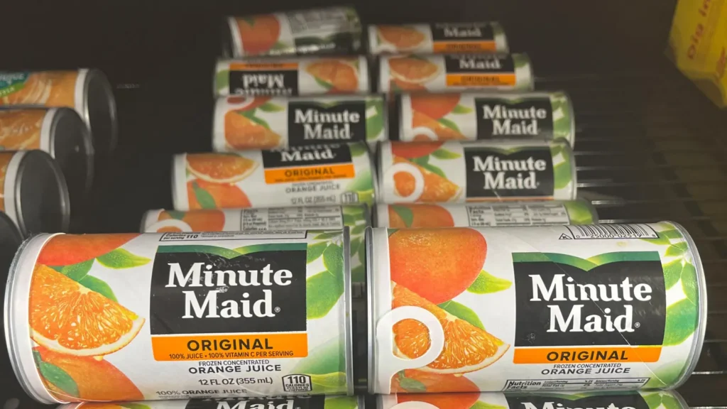 Coca-Cola to discontinue Minute Maid frozen concentrates